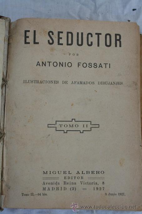 Libros: LIBRO ANTIGUO - EL SEDUCTOR - Foto 2