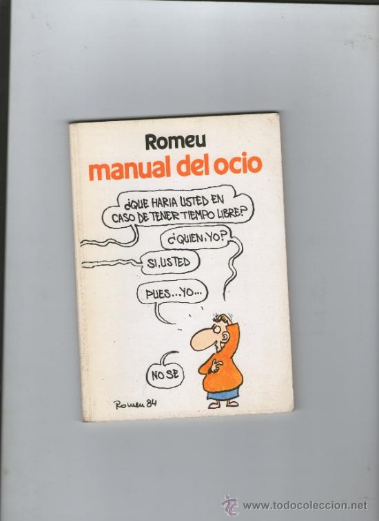 Libros: MANUAL DEL OCIO .ROMEU. CIRCULO LECTORES 1984. -D6 - Foto 1