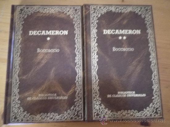 Libros: DECAMERON  2 TOMOS  POR  BOCCACCIO - Foto 1