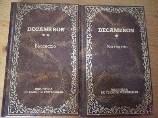 Libros: DECAMERON  2 TOMOS  POR  BOCCACCIO - Foto 1