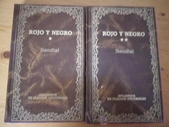 Libros: ROJO Y NEGRO 2 TOMOS POR STENDHAL - Foto 1
