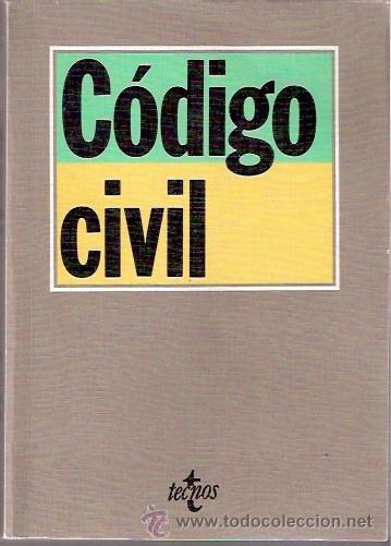Libros: LIBRO - CODIGO CIVIL - EDITORIAL TECNOS - A&Ntilde;O 1997 - Foto 1