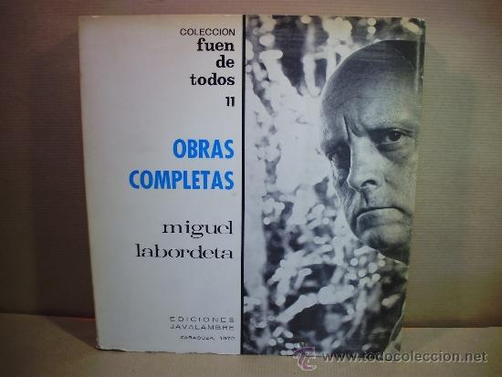 Libros: OBRAS COMPLETAS. - &rdquo;Labordeta,Miguel.&rdquo; - Foto 1