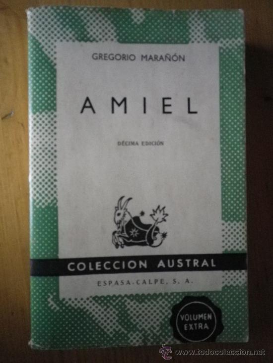 Libros: AMIEL.  POR  GREGORIO MARA&Ntilde;ON - Foto 1