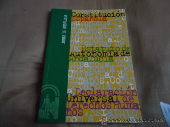Libros: constitucion espa&ntilde;ola , junta de andalucia - Foto 1