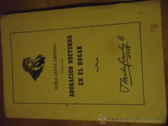 Libros: ADORACI&Oacute;N NOCTURNA EN EL HOGAR - Foto 1