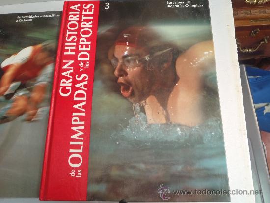 B&uuml;cher: COLECCION GRAN HISTORIA DE LAS OLIMPIADAS Y DE LOS DEPORTES 6 LIBROS PASTA DURA