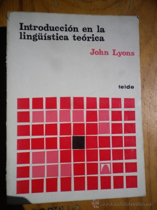 Libros: INTRODUCCION EN LA LINGUISTICA TEORICA John Lyons - Foto 1