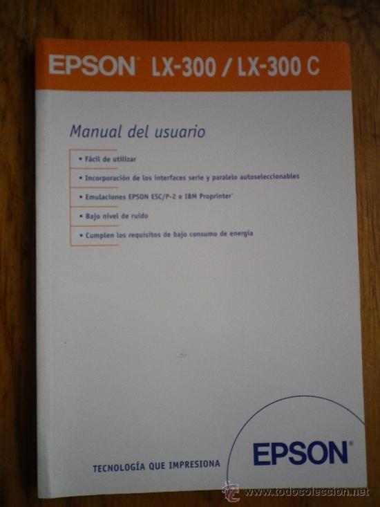 Libros: EPSON  LX-300 / LX-300C  MANUAL DE USO - Foto 1