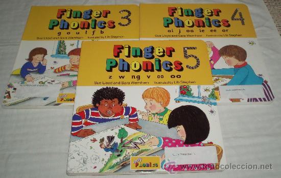 Libros: Finger Phonics  n&ordm; 3 - 4 - 5  en ingles - Foto 1