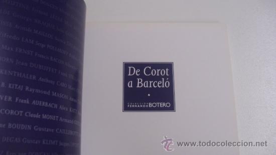 Libros: De Corot a Barcel&oacute;. Colecci&oacute;n Fernando Botero. - Foto 2