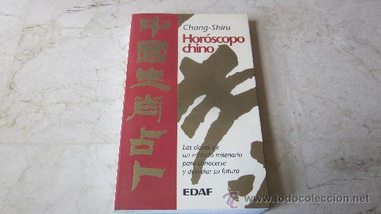 Libros: CHANG-SHIRU - HOROSCOPO CHINO - EDAF 1995 - Foto 1