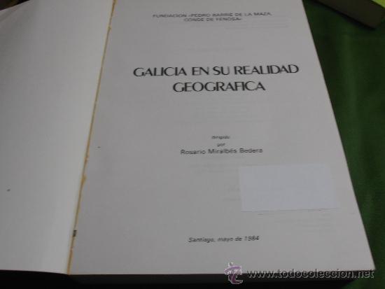 Libros: GALICIA EN SU REALIDAD GEOGRAFICA - Foto 2