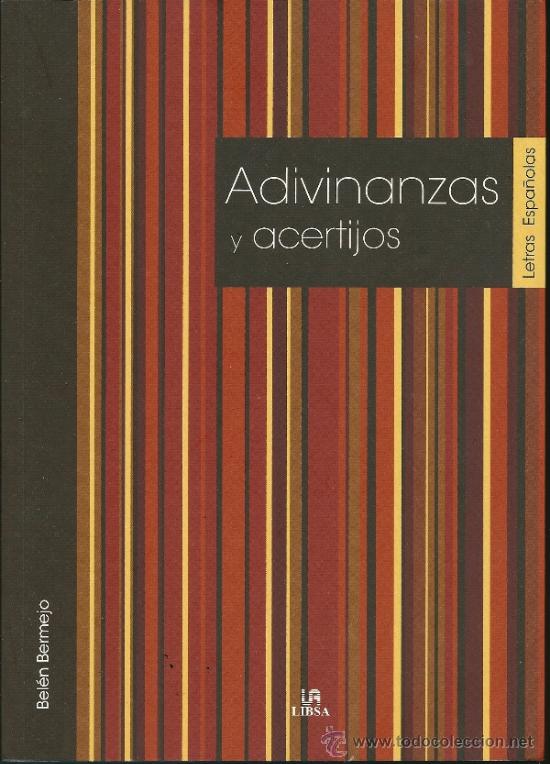 Libros: ADIVINANZAS Y ACERTIJOS, DE BELEN BERMEJO, EDIT. LIBSA, 2010 - Foto 1