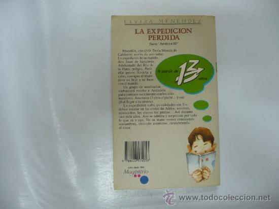 Libros: LA EXPEDICI&Oacute;N PERDIDA. ELVIRA MENENDEZ. TDK165 - - Foto 2