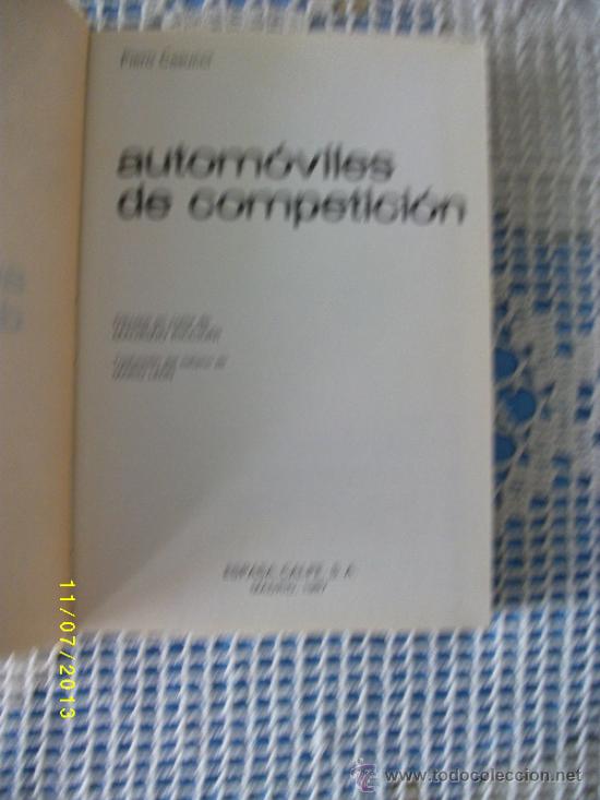 Libros: AUTOM&Oacute;VILES DE COMPETICI&Oacute;N - Foto 3