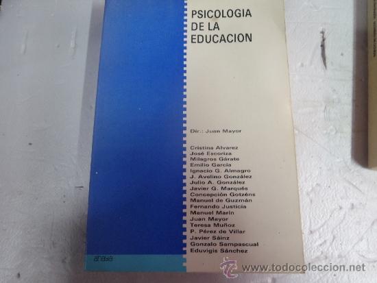 Libros: LIBRO PSICOLOGIA DE LA EDUCACION ANAYA TEXTOS UNIVERSITARIOS - Foto 1
