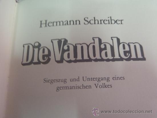 Libros: LIBRO EN ALEMAN DIE VANDALEN , HERMANN SCHREIBER - Foto 1