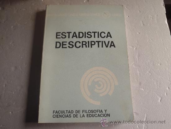 Libros: LIBRO ESTADISTICA DESCRIPTIVA UNED - Foto 1
