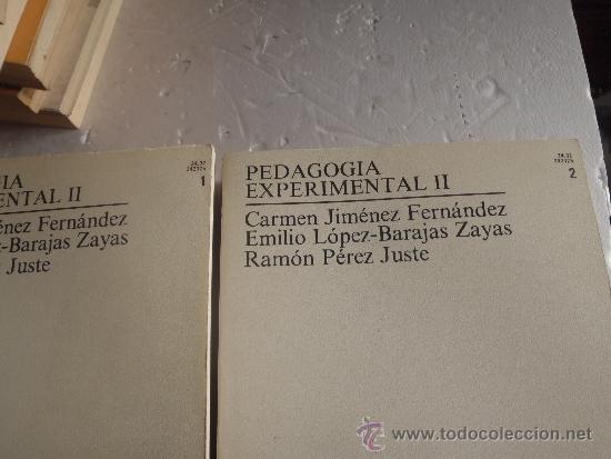 B&uuml;cher: LIBRO PEDAGOGIA EXPERIMENTAL TOMO 1 Y TOMO 2