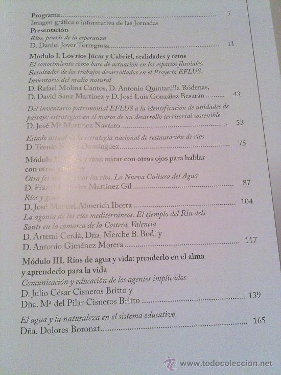 Libros: IV JORNADAS SOBRE LA GESTION DE ESPACIOS FLUVIALES - Foto 2