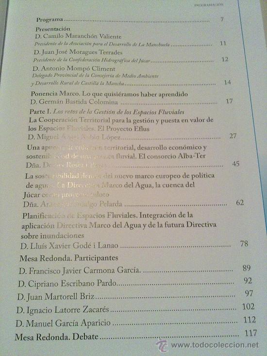 Libros: II JORNADAS SOBRE LA GESTION DE ESPACIOS FLUVIALES - Foto 2