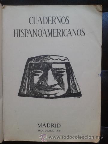 Libros: Cuadernos Hispanoamericanos. Madrid, Marzo-Abril 1949, N&ordm; 8. - Foto 1