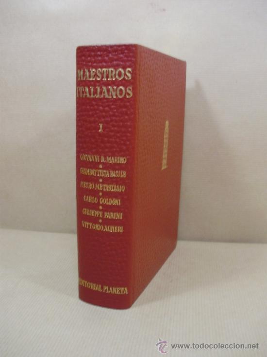 Libri di seconda mano: MAESTROS ITALIANOS. Tomo I. - &rdquo;Battista Marino, Giovanni. - Basile, Giambattista. - Metastasio,Pietr