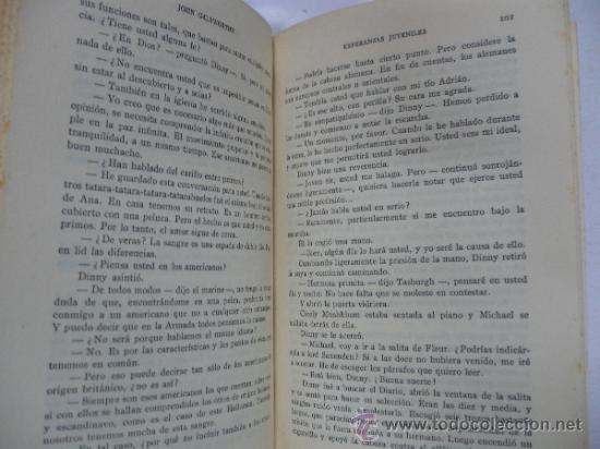 Libros: ESPERANZAS JUVENILES. - GALSWORTHY, JOHN. TDK38 - - Foto 2
