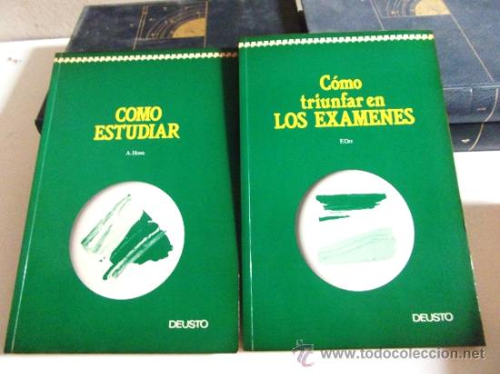 Libros: LOTE DE 2 LIBROS - ED. DEUSTO - COMO ESTUDIAR Y COMO TRIUNFAR EN LOS EXAMENES - Foto 1