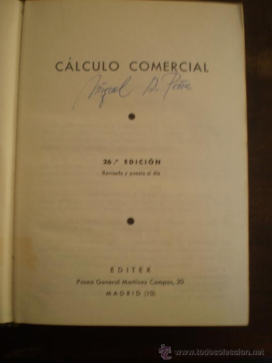 Libros: CURSO COMPLETO DE CALCULO COMERCIAL - Foto 2