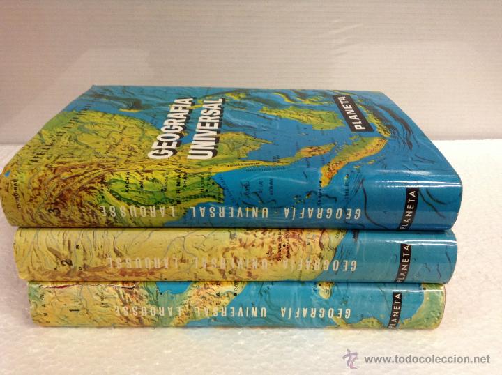 Libros: GEOGRAFIA UNIVERSAL LAROUSSE - 3 TOMOS. COMPLETA. - - Foto 1