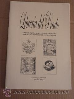 Libros: Cat&aacute;logo de la Librer&iacute;a del Prado. 2002 - Foto 1
