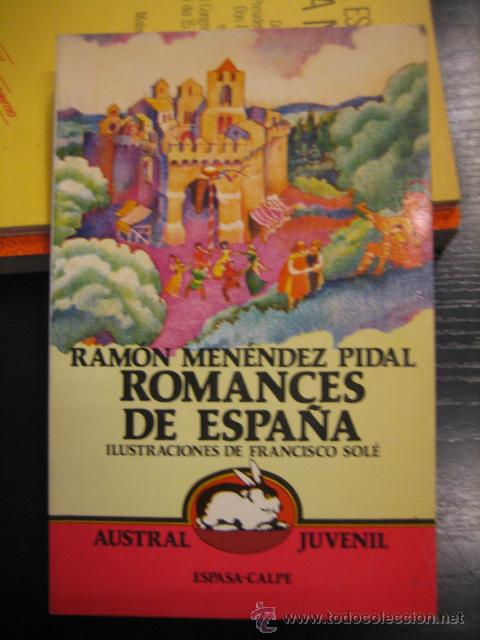 Libros: C34 ROMANCES DE ESPA&Ntilde;A, RAM&Oacute;N MENENDEZ PIDAL - Foto 1