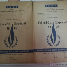 Libros: LIBRO 6 REVISTAS COMISION INTERNACIONAL DE JURISTAS GINEBRA