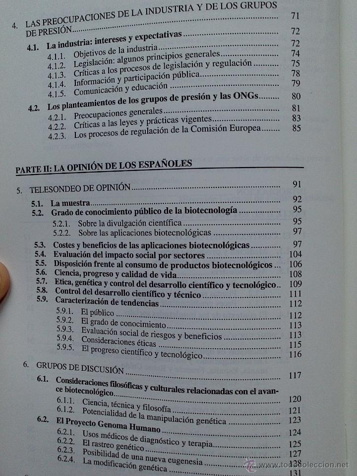 Libros: BIOTECNOLOGIA Y SOCIEDAD - Foto 3