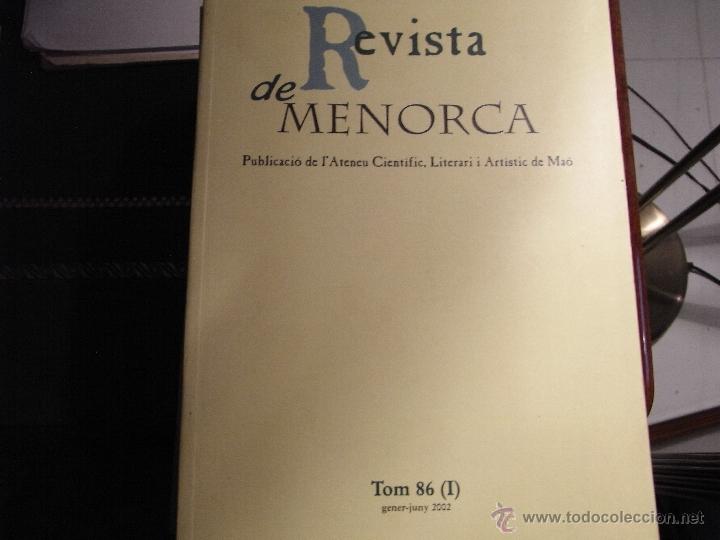 books: Revista de Menorca. Tom 86 (I y II)