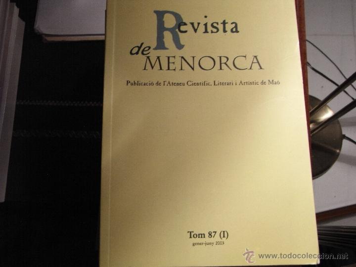 books: Revista de Menorca. Tom 87 (I y II)