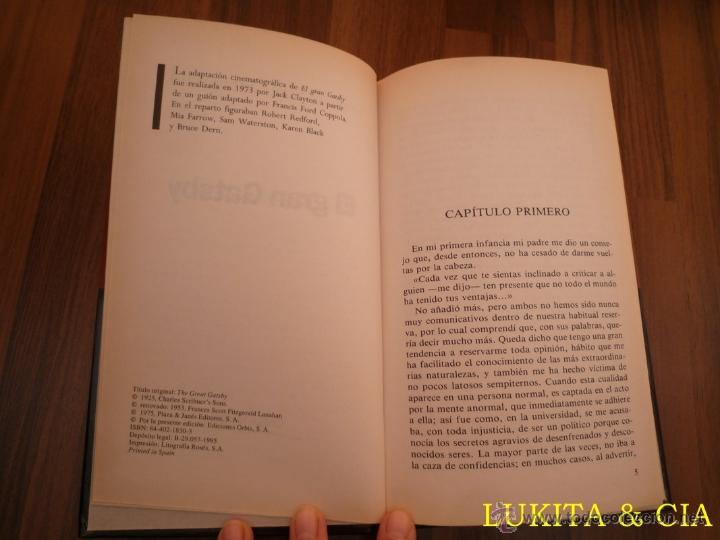 Libros: LIBRO EL GRAN GATSBY - F. SCOTT FITZGERALD - Foto 3