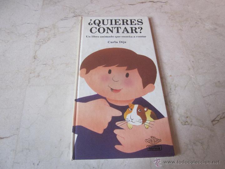 Libros: CARLA DIJS - &iquest;QUIERES CONTAR? - NORMA 1989 - Foto 1