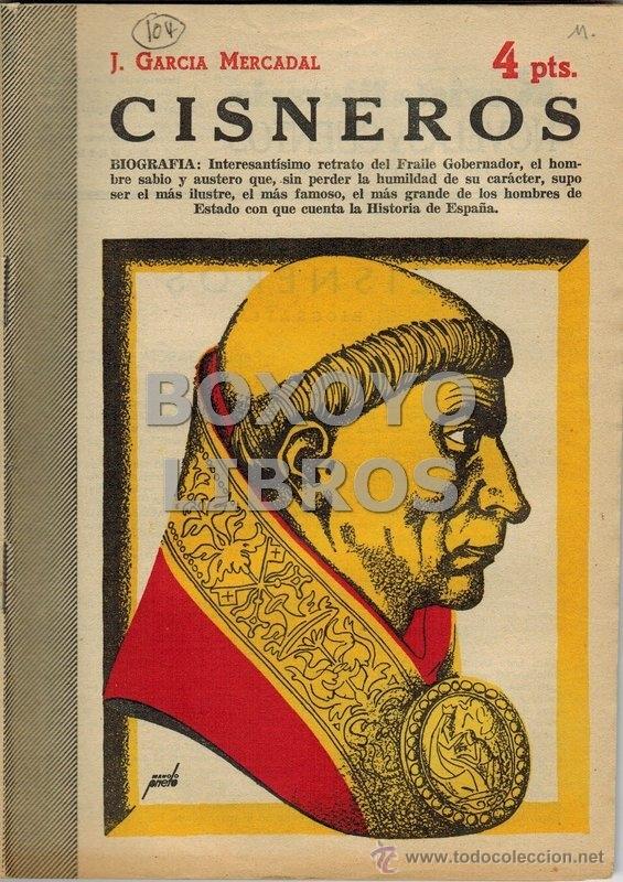 B&uuml;cher: GARC&Iacute;A MERRCADAL, J. Cisneros. Biograf&iacute;a