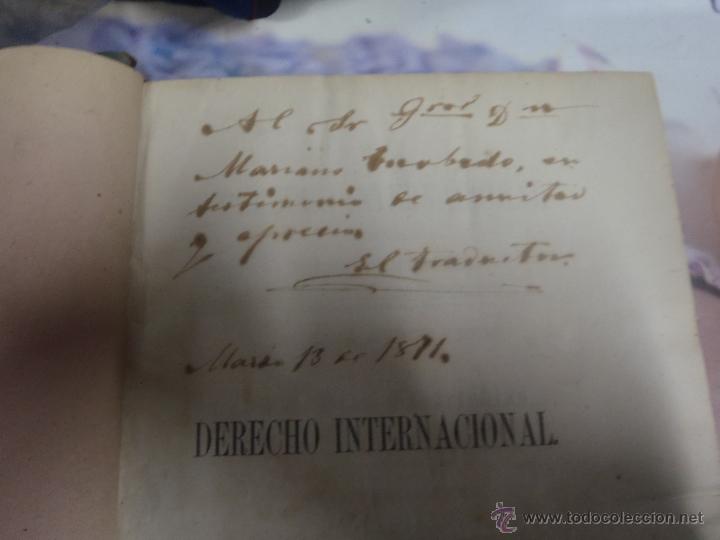 Libros: LIBRO DERECHO INTERNACIONAL JOSE DIAZ COBARRUBIAS 1871 - Foto 3