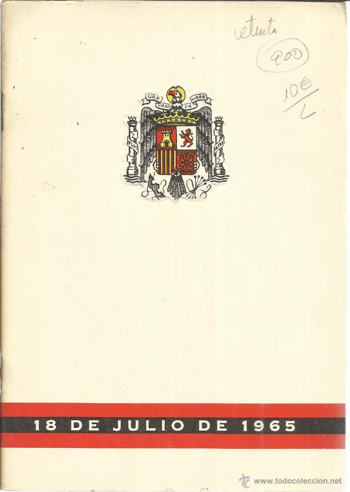 B&uuml;cher: DISCURSO PRONUNCIADO POR EL GOBERNADOR CIVIL RAFAEL FERN&Aacute;NDEZ MART&Iacute;NEZ.ANIV.ALZAMIENTO NACIONAL.1965