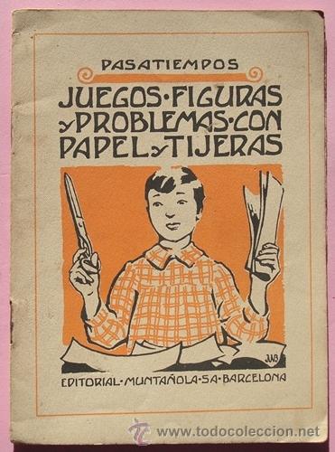 Libros: LIBRO JUEGOS - FIGURAS Y PROBLEMAS CON PAPEL Y TIJERAS - Foto 1