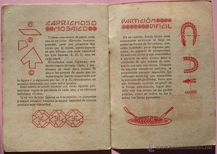 Libros: LIBRO JUEGOS - FIGURAS Y PROBLEMAS CON PAPEL Y TIJERAS - Foto 6