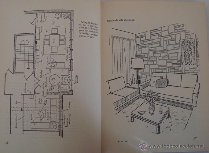 Libros: DECORACI&Oacute;N DEL HOGAR 67 JUAN DE CUSA 1966 - Foto 4