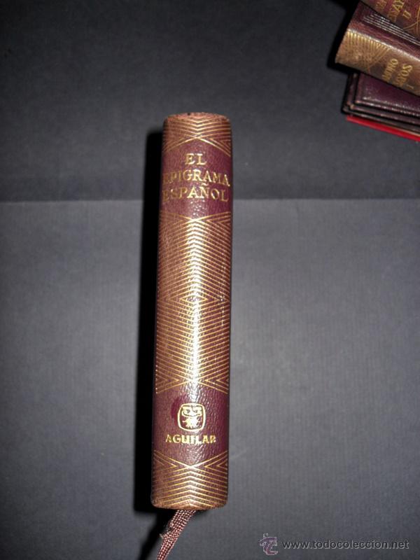 Libros: Joya 019, El Epigrama Espa&ntilde;ol, Aguilar - Foto 1