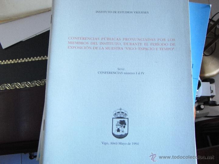 Libros: Muestra: Vigo, espacio y tiempo. Conferencias I a IV