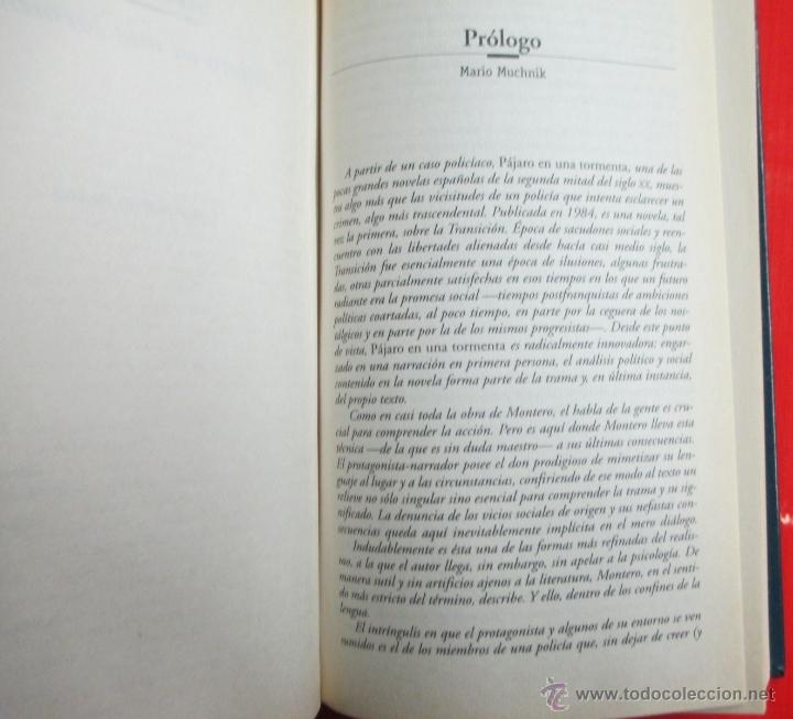 Libros: PAJARO EN LA TORMENTA - ISAAC MONTERO - 2001 - Foto 2