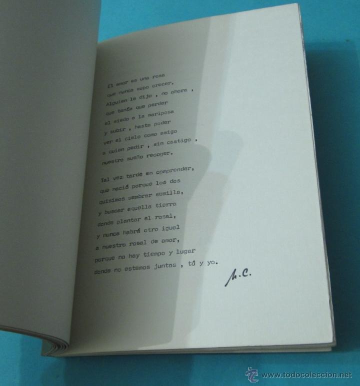 Libros: CONTIGO. NURIA CARTIER Y S&Aacute;NCHEZ. POES&Iacute;A - Foto 2